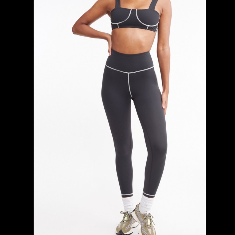 Weworewhat corset leggings black NWT small